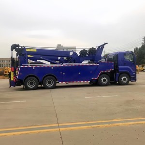 Precio de Fábrica, Camión de Rescate ISUZU GIGA 8x4 de 30 Toneladas con Pluma Integrada y Elevador de Ruedas, con Cabrestante y Motor 6UZ1 - Product Image 5
