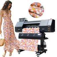 Mesin Cetak Stiker Vinyl Digital Inkjet Format Besar 0.7M dengan Printhead XP600 I1600 I3200 CMYK untuk Poster