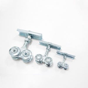 Chariot de <span class=keywords><strong>porte</strong></span> coulissante moderne en acier A3 argenté, à glissement fluide et sans effort, pour <span class=keywords><strong>porte</strong></span> hors cadre - Product Image 3