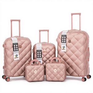 Factory Price Gettbetter 5 Pcs ABS Luxury Business Cartoon Simple High Quality <strong>Lightest</strong> 12-28inch Hard Shell Anti-Theft <strong>Suitcase</strong> - Product Image 1
