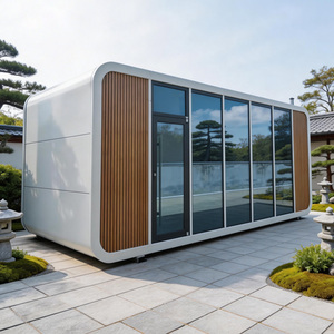 Modelos Innovadores: Casa Prefabricada Aislada e Impermeable <span class=keywords><strong>de</strong></span> 20 pies, Tipo Cabaña Apple, Casa Móvil Pequeña Personalizada - Product Image 2