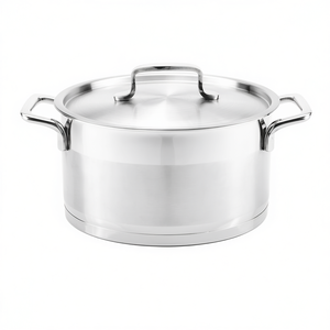 KARL KRGER Roasting <b>Pot</b> Crete Stainless Steel 24 Cm With Lid <b>For</b> Oven Use - Product Image 2