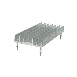 Radiateur en aluminium extrudé anodisé de 35 mm de largeur et 9 mm de hauteur pour régulateur de tension MOS - Product Image 3