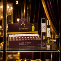 Spray parfumé en carton de vente au détail à imprimé géométrique pour elle et lui, flacon haut bordeaux, cadeau pour réception de gala, longue durée