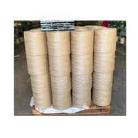 24 pièces de ficelle en jute naturelle non traitée de 5 m, 100 % jute, écologique, antibactérienne, pour tricot à la main, bricolage, couture, tissage, recyclée
