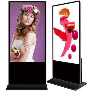 2025 핫 세일 43 55 인치 FHD LCD 디지털 사이니지 그래픽 플로어 스탠드 소매점 엘리베이터 쇼핑몰 교육 실내 - Product Image 1