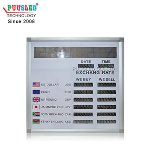 Tablero de tipo de cambio de moneda, muestra de alto brillo, señal de tipo de cambio de moneda para empresa bancaria - Product Image 4