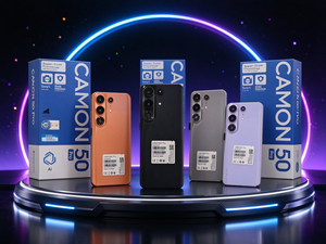 โทรศัพท์มือถือรุ่นใหม่ Camon 50 Pro ปี 2026 เวอร์ชัน Global ดีไซน์ทันสมัย ตัวเครื่องบางเฉียบ ปลดล็อคด้วยใบหน้าได้เต็มรูปแบบ - Product Image 1