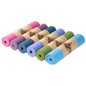 Esterilla de Yoga antideslizante de doble cara TPE de 6mm de alta calidad, logotipo personalizado de fábrica, producto al por mayor - Product Image 4