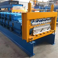 Machine de formage à froid à double couche pour panneaux de toiture PPGI/GI, machine de formage à froid à double couche pour tôles de toiture