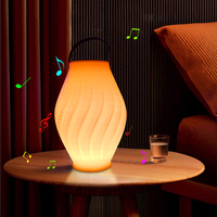 Haut-parleur lumineux BL avec lampe musicale LED décorative pour festivals, mariages et soirées