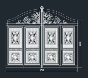 Portail de jardin motorisé en aluminium, ouverture coulissante moderne, gris <span class=keywords><strong>anthracite</strong></span>, sécurisé et personnalisé pour entrée résidentielle - Product Image 5