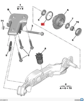 Anneau de capteur ABS de qualité supérieure, système de freinage antiblocage, dent cible radiale, OE 334909, neuf pour Peugeot 206 207 pour Citroën C2