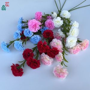 Crisantemos de Seda en Colores Mixtos, Flores Artificiales para Decoraciones de Boda, Estilo Elegante, Arreglos Florales Hechos a Mano - Product Image 2