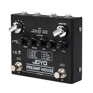 Pedale per <span class=keywords><strong>Chitarra</strong></span> JOYO R-15 Preamp House in Lega di Alluminio Nero, 18 Toni, Doppio Canale, Distorsione e Suono Pulito per <span class=keywords><strong>Chitarra</strong></span> Elettrica, Effetto Lonestar - Product Image 2
