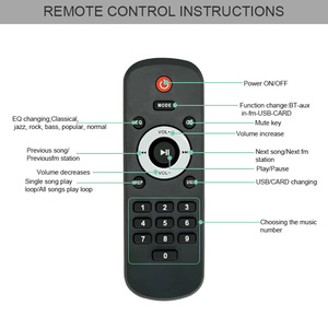 160W âm thanh kỹ thuật số máy nghe nhạc giải mã mô-đun Bluetooth Loa khuếch đại bảng mạch với ghi âm Microphone TF <span class=keywords><strong>USB</strong></span> - Product Image 5
