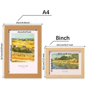Ensemble de cadres <span class=keywords><strong>photo</strong></span> en MDF personnalisés à fixer au mur, cadres de décoration murale, cadres de <span class=keywords><strong>collage</strong></span> de galerie avec passe-partout pour salon et chambre à coucher - Product Image 3