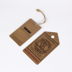 400gsm dày <span class=keywords><strong>Kraft</strong></span> quần áo <span class=keywords><strong>tag</strong></span> tùy chỉnh thẻ giấy treo <span class=keywords><strong>Tag</strong></span> cho phụ nữ quần áo jeans t Áo sơ mi - Product Image 2