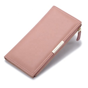 Dompet Wanita Panjang Tipis Grosir Bahan Kulit PU Lucu Minimalis Kapasitas Besar Tas Clutch Billeteras Para Mujer Dompet Wanita - Product Image 4