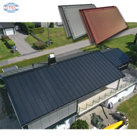 Kostenlose Probe BIPV Solar Home System Fliesen Gewächshaus Photovoltaik Flach Solar dach Installation Bifacial Design