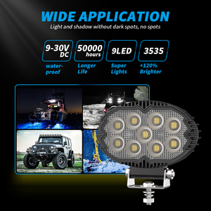 Dxz <span class=keywords><strong>2025</strong></span> New 5.5 inch Vòng không thấm nước lp68 làm việc <span class=keywords><strong>Led</strong></span> Đèn Pha lái xe lũ đèn flash làm việc đèn cho máy kéo - Product Image 6