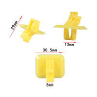 Clips de fixation pour vérin de capot, attaches à broches, rivets en plastique pour Jeep Wrangler JL JLU 2018+ (référence 6506223-AA)