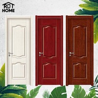 Porte coulissante latérale étanche ROI HOME en panneau moulé MDF/HDF pour hôtels et villas, garantie 1 an