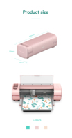 Coolinbo 350mm película de impresión de transferencia de calor autoadhesivo cartón PVC troquelado Plotter máquina vinilo impresora Plotter cortador