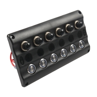 Panneau de commande marin et RV à 4 voies avec indicateur LED, disjoncteur 10A et conception pré-câblée – Prix usine