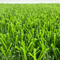 Césped Artificial Realista de 35 mm, Color Verde Primavera, para Jardín, Duradero, Resistente a la Intemperie, Césped Sintético para Paisajismo Residencial