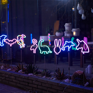 Desain pola baru tahan air <span class=keywords><strong>Led</strong></span> tenaga surya taman luar ruangan lanskap rumput jalur jalur <span class=keywords><strong>crucifix</strong></span> cahaya pasak - Product Image 4