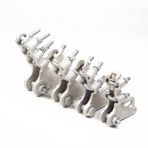 Collier de serrage en U pour la fixation de câbles sur poteaux de lignes de transmission, applications pour lignes électriques aériennes et infrastructures électriques - Product Image 6