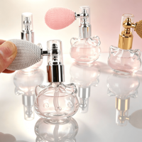 Populaire auprès des femmes et des enfants, flacon de parfum rechargeable de 10 ml avec poudre scintillante, vaporisateur à air comprimé, contenants et emballages cosmétiques