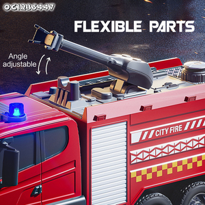 Camión <span class=keywords><strong>de</strong></span> <span class=keywords><strong>Bomberos</strong></span> <span class=keywords><strong>de</strong></span> Juguete a Escala con Control Remoto Rc, Simulación <span class=keywords><strong>de</strong></span> Rociado <span class=keywords><strong>de</strong></span> Agua <span class=keywords><strong>de</strong></span> 2.4G, Venta al por Mayor - Product Image 5