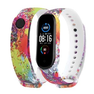 2020 più nuovo cinturino in Silicone con stampa colorata per cinturino <span class=keywords><strong>Xiaomi</strong></span> <span class=keywords><strong>Mi</strong></span> <span class=keywords><strong>Band</strong></span> 7 6 <span class=keywords><strong>5</strong></span> 4 3 - Product Image 5