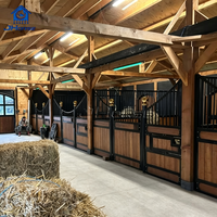 Porte battante en bambou de sécurité, fabrication en usine, haute qualité, pour écurie de chevaux