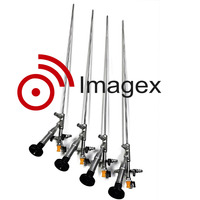 Uréteroscope à fibres optiques compatible R.wolf pour adultes 00434643, 8/9.8Fr, 6/7.5Fr, 4/4.5Fr, longueur de la gaine 300mm, 430mm, 2 canaux de travail