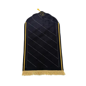 Tapis Qibla lavable en machine tapis de prière à genoux tapis de prière <span class=keywords><strong>pour</strong></span> mosquée tapis de prière turc cadeaux - Product Image 1