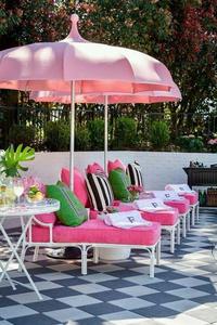 MÁS DISEÑO Último poste de madera Lona Impermeable Patio <span class=keywords><strong>Piscina</strong></span> Jardín Sol al aire libre de madera Sombrilla de playa <span class=keywords><strong>con</strong></span> borlas - Product Image 3