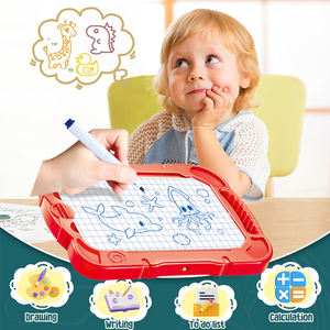 Niños creativos educativos DIY Color arte escritura Pad borrable dibujos animados Graffiti tablero de dibujo portátil viaje juguete para niños pequeños 3 + - Product Image 5