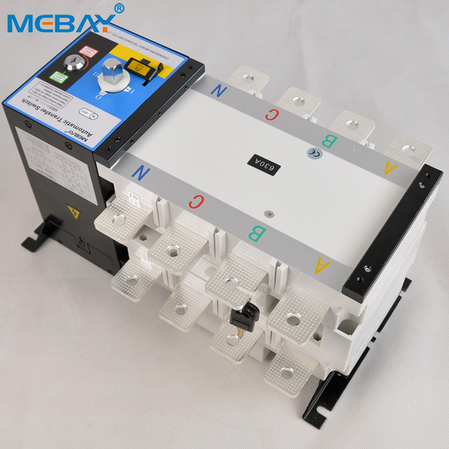 MEBAY 630A ATS Generator Controller Auto Change Over Switch 630A 4 Pole MBSI-630GA