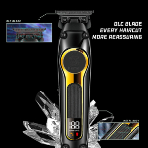 Tondeuse à cheveux sans fil professionnelle Kemei Km-2351, rechargeable par USB, moteur 5W, haute vitesse, rasoir électrique, tondeuse à barbe - Product Image 2
