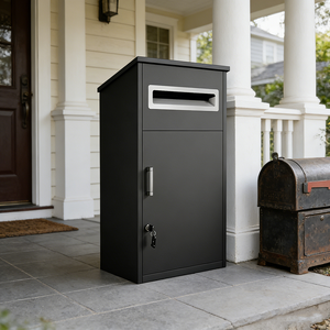Kotak Surat Luar Ruangan Tahan Air Kotak Surat Logam Kotak Pengiriman Paket Besar Kotak Surat Baja Kotak Pengiriman Surat Pos Paket Kotak Pengiriman - Product Image 4