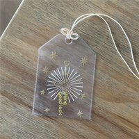 Porte-cartes rectangulaire transparent en PVC style japonais porte-bonheur, pochette de rangement pour petites cartes de 3 pouces, étui de présentation pour badges