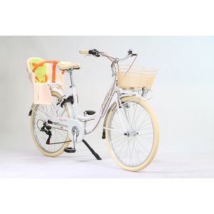 Vélo de ville coffre-fort 6 7 8 vitesses bébé siège panier cadre en alliage d'aluminium princesse dame trajet vélo de ville - Product Image 1