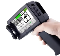 Nieuwe 12,7 mm draagbare houdbaarheidsdatum barcode inkjet G50 handheld TIJ2.5 batterij aangedreven labelkaartprinter touchscreen klein