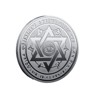 Pièce de monnaie du dieu soleil égyptien Ra, pyramide grecque, pièces de monnaie égyptiennes, Cléopâtre, pharaon, médaille commémorative de l'Égypte antique - Product Image 2