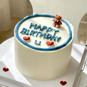 Bear Shaped Candle Cartoon Character Birthday Cake Decor For Kids Parties <b>Paraffin</b> Material - Product Image 3