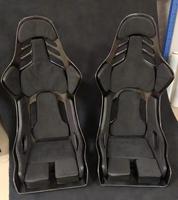 Logo personnalisé pris en charge pour siège baquet Recaro Podium CF en fibre de carbone, compatibilité universelle pour Benz et diverses voitures de sport.