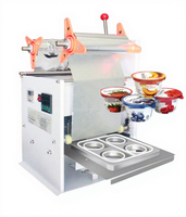 Machine de scellage manuelle à pression pour gobelets – Scelleuse de gobelets en plastique pour thé au lait Boba, gelée et boissons – 95mm, 90mm, 75mm – Machine d'emballage